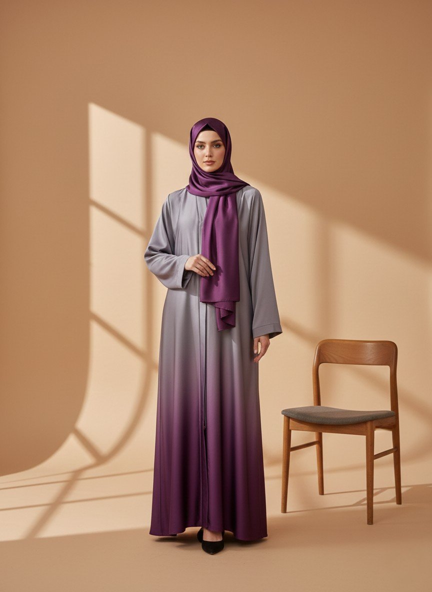 Elira | Dual-tone Abaya