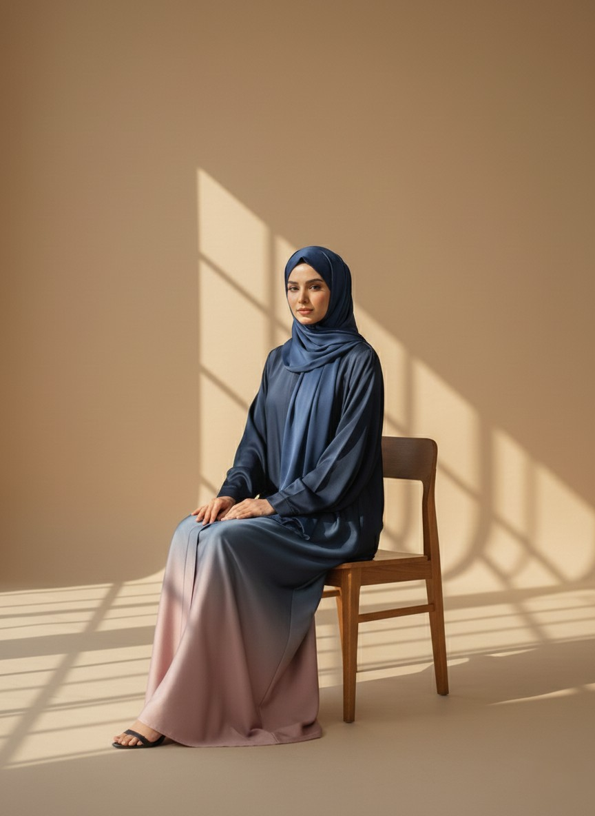 Marvelle | Dual Tone Abaya