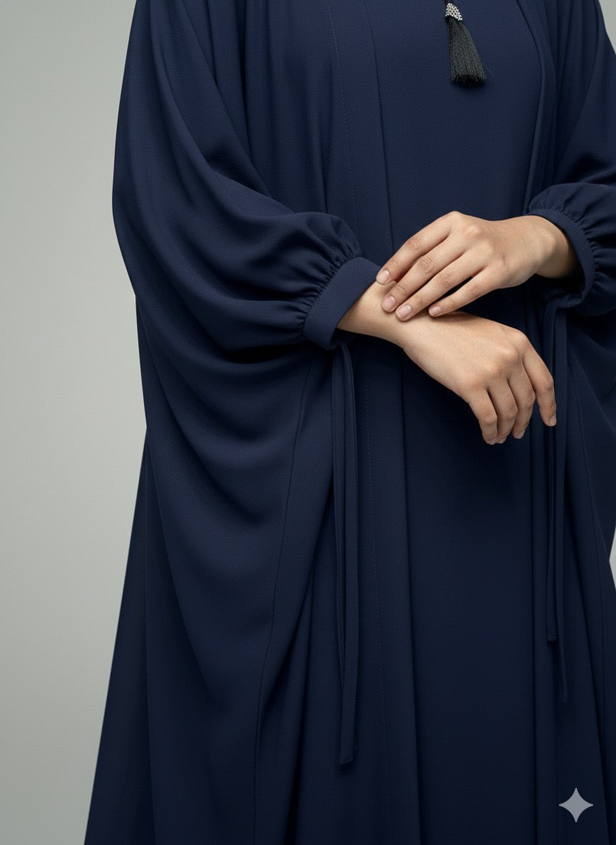 Navy Blue | Tie Kaftan