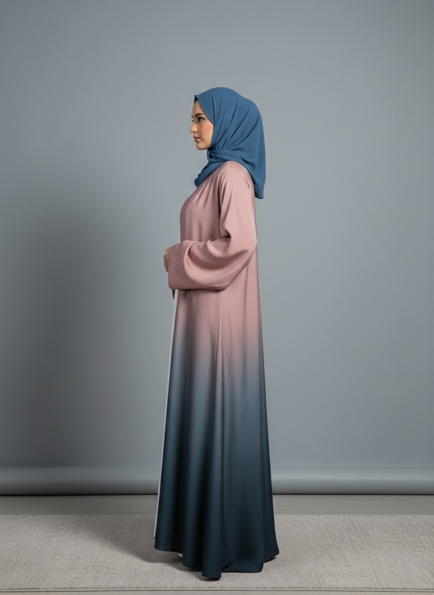 Ravelle Cardigan | Dual-tone Abaya