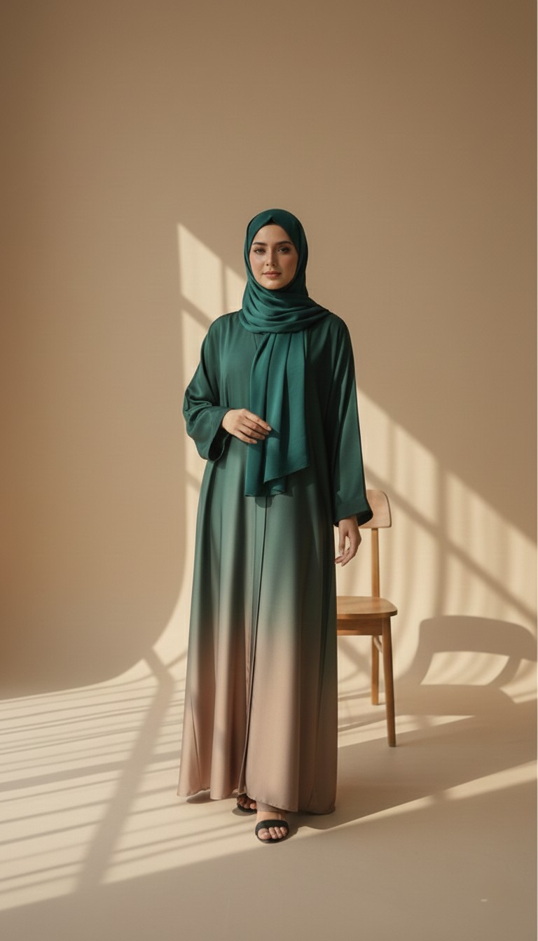 Serelle | Dual Tone Abaya