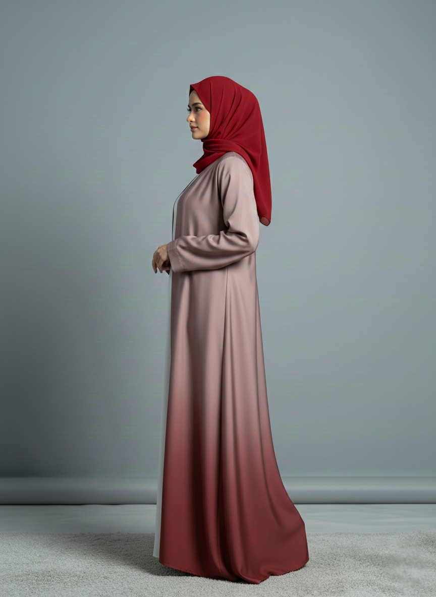 Seerez Cardigan | Dual-tone Abaya
