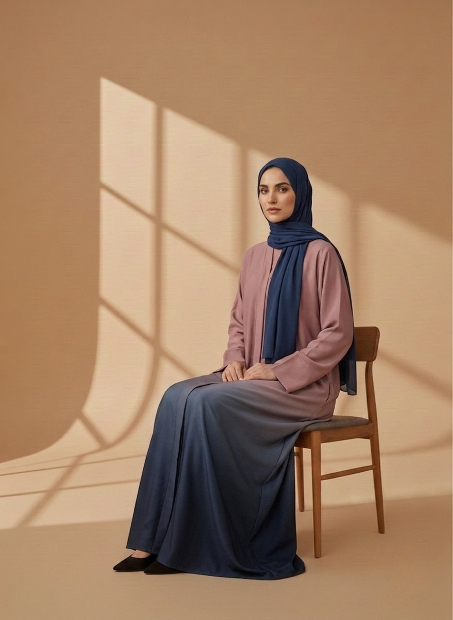 Ravelle | Dual-tone Abaya
