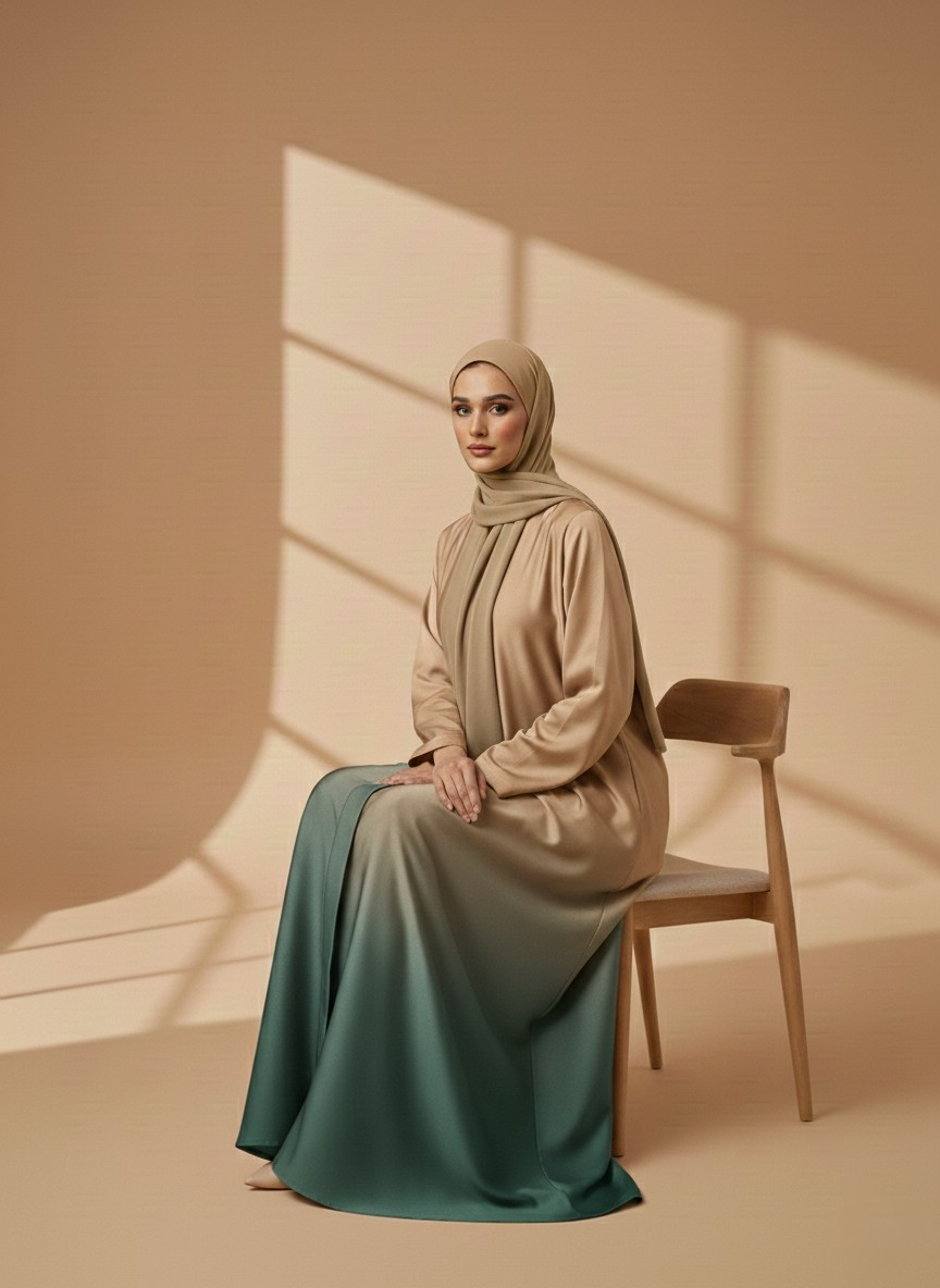 Norelle | Dual-tone Abaya