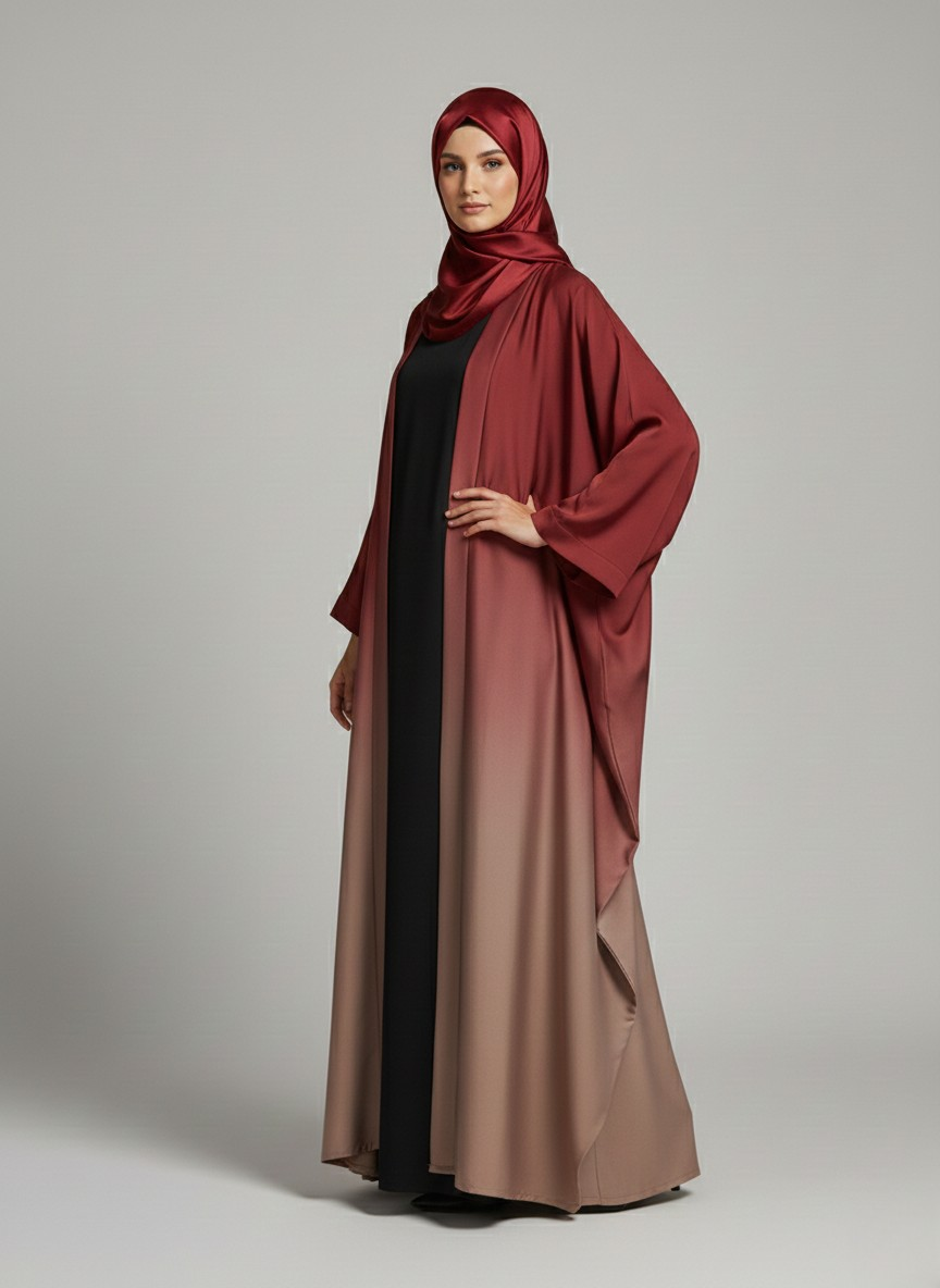 Elvona | Double Kaftaan Abaya