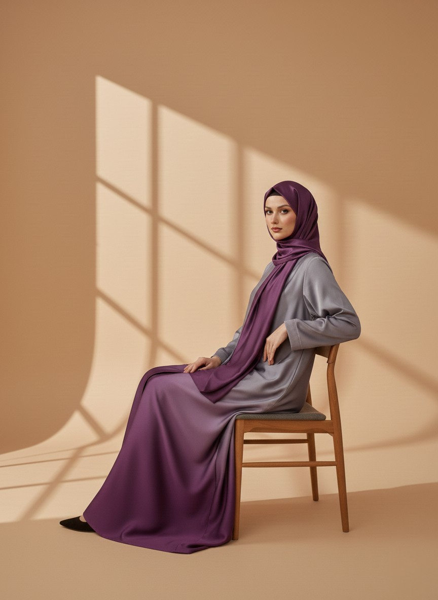 Elira | Dual-tone Abaya