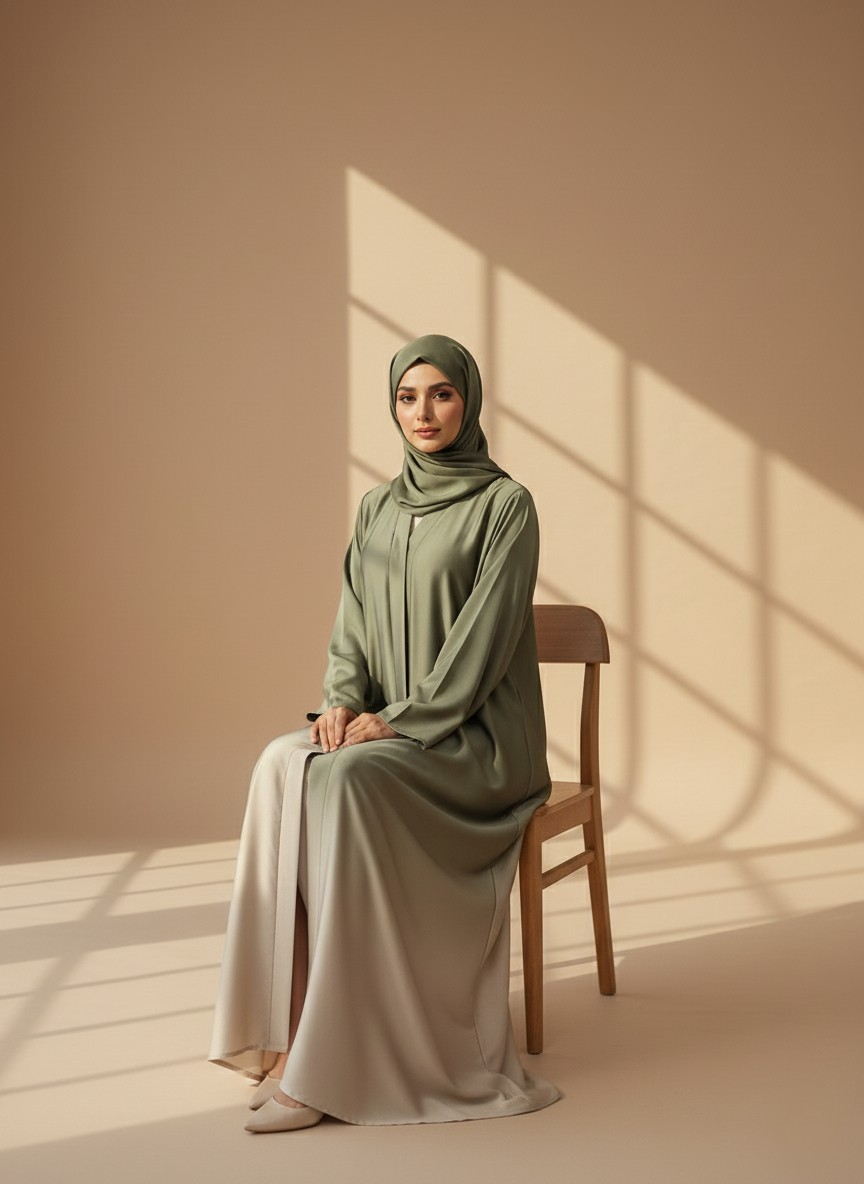 Orvelle | Dual Tone Abaya