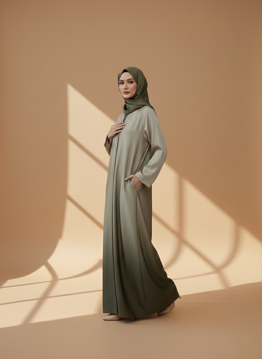 Solene | Dual-tone Abaya