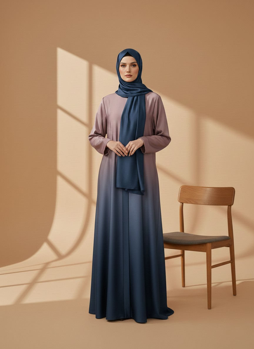 Ravelle | Dual-tone Abaya