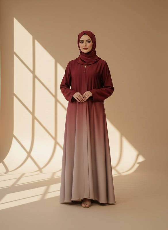Elvona  | Dual Tone Abaya