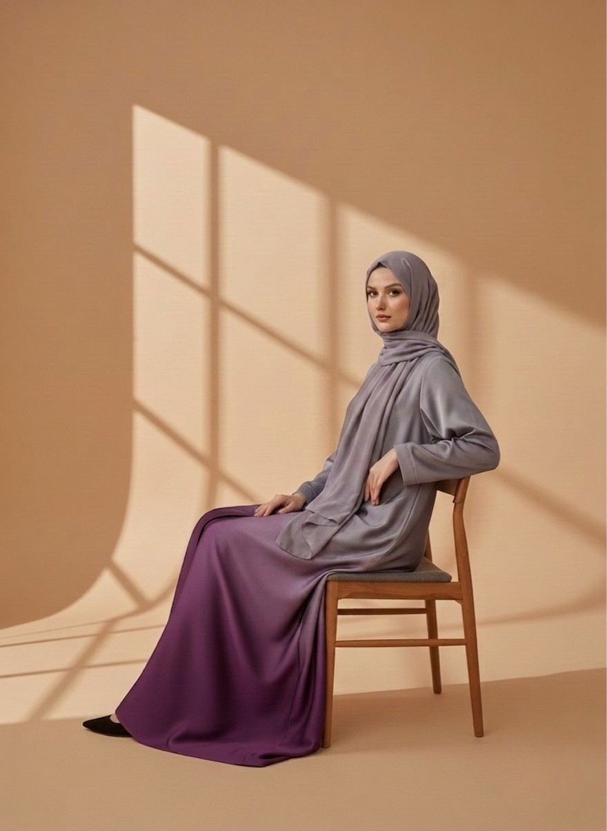 Elira | Dual-tone Abaya
