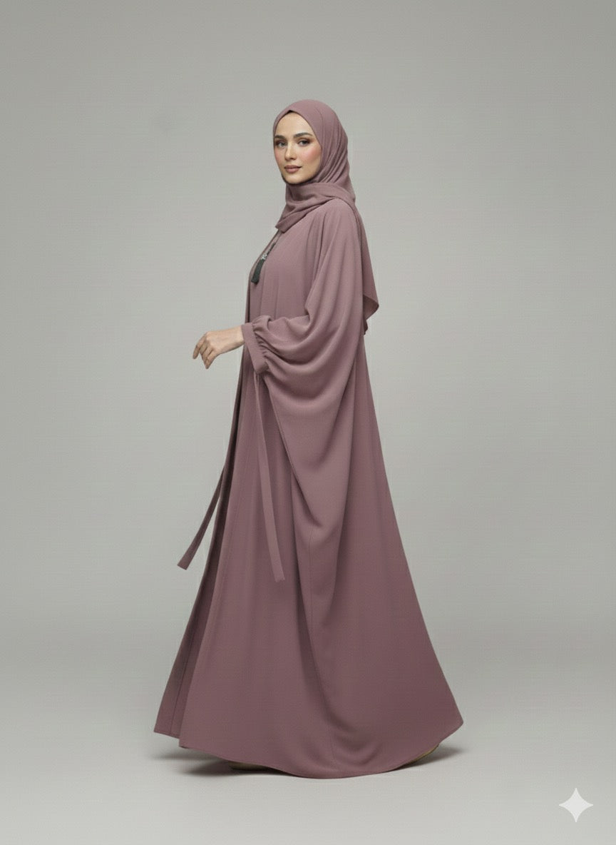 Misty Rose | Tie Kaftan