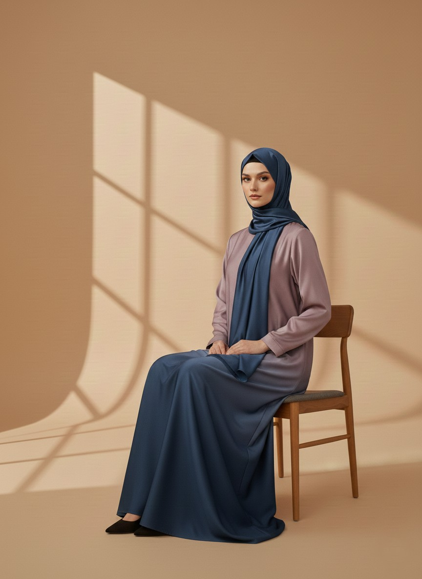Ravelle | Dual-tone Abaya