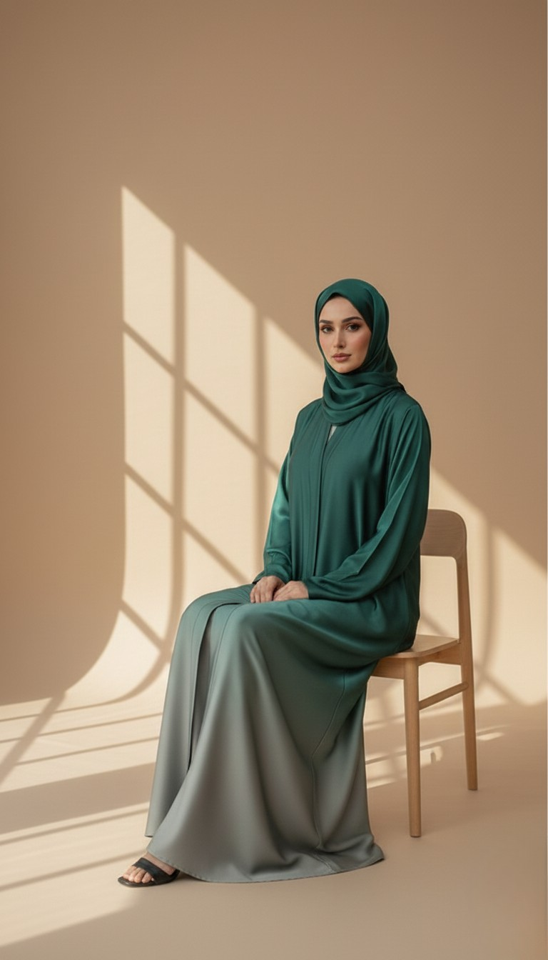 Zireya | Dual Tone Abaya