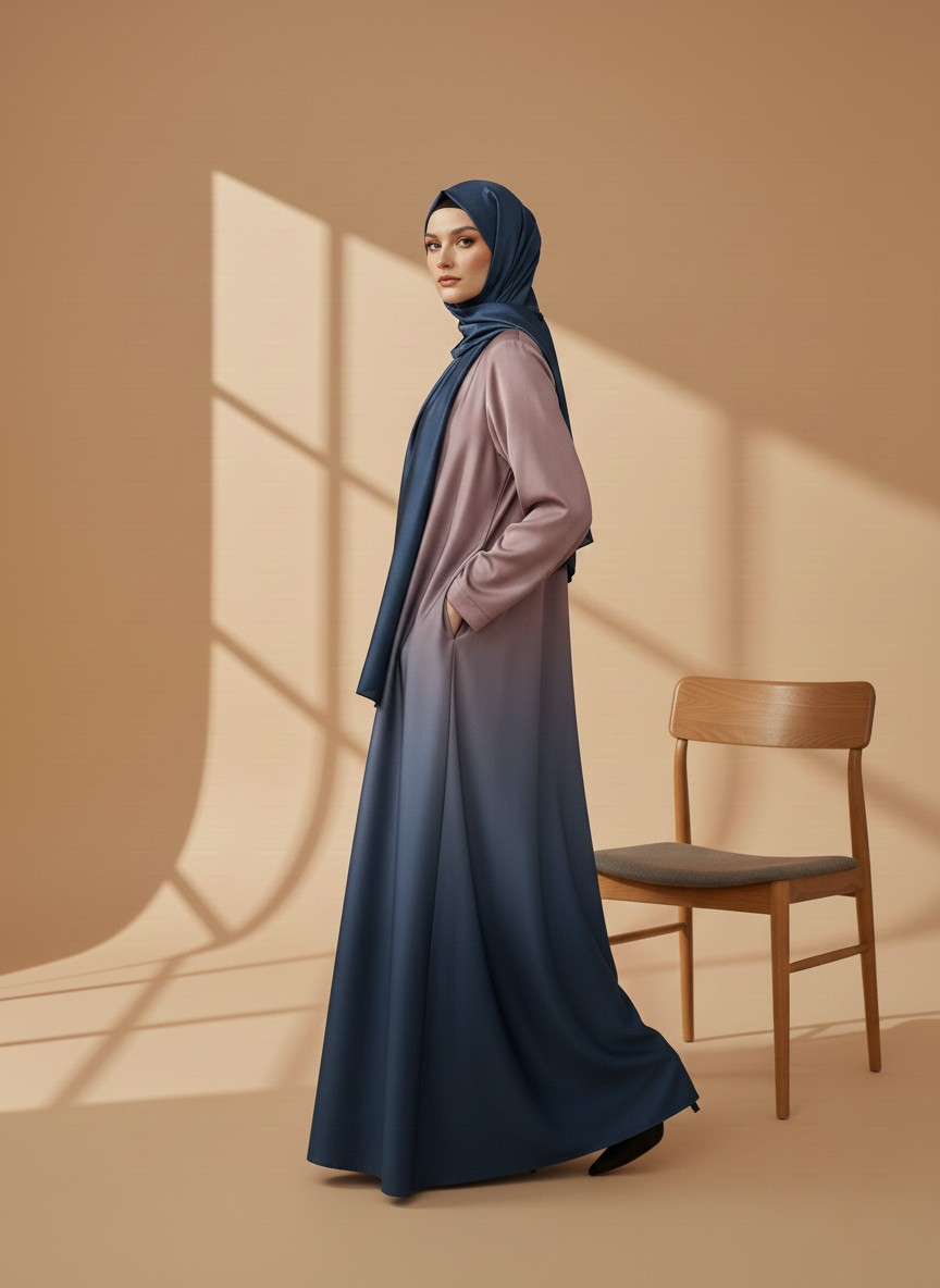 Ravelle | Dual-tone Abaya