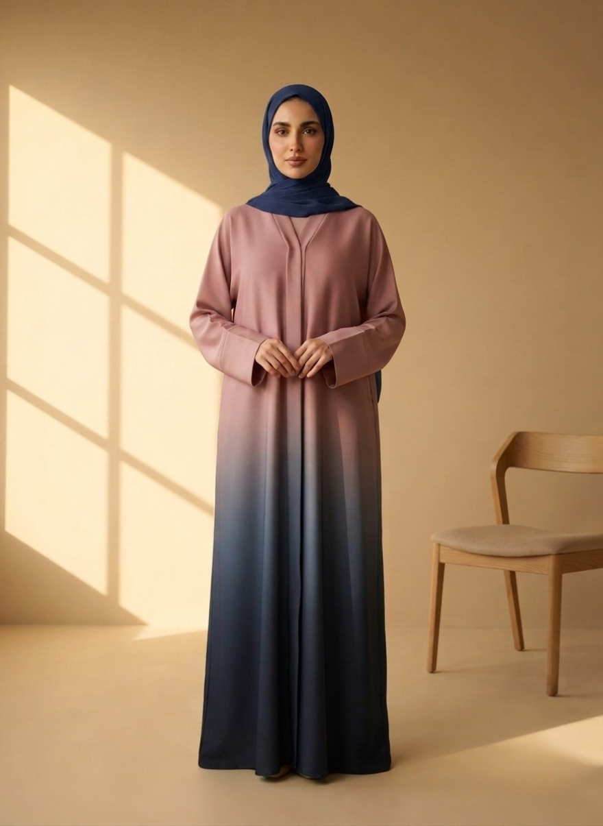 Ravelle | Dual-tone Abaya