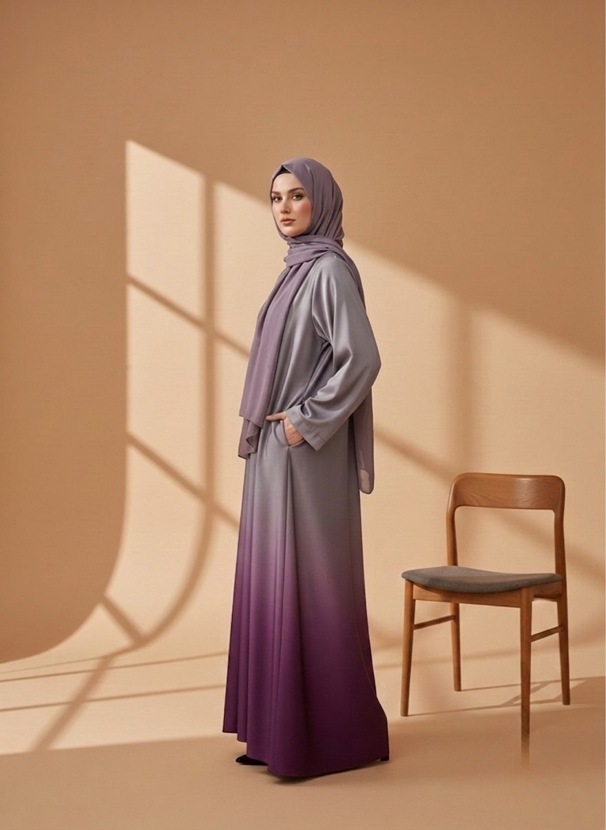 Elira | Dual-tone Abaya