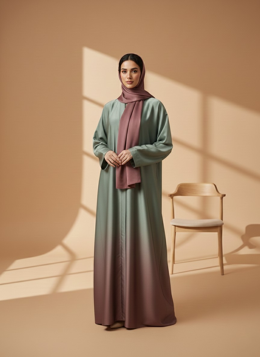 Zayrah | Dual-tone Abaya
