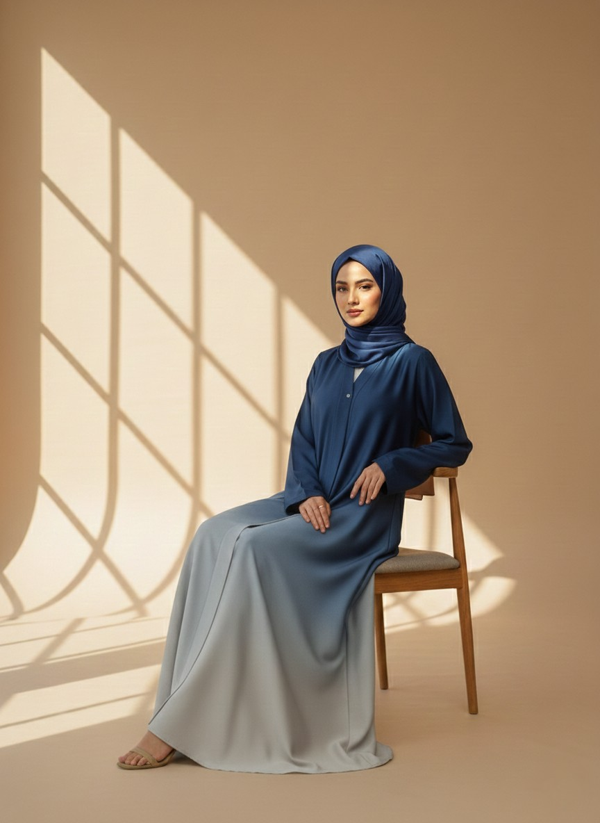 Zerul | Dual Tone Abaya