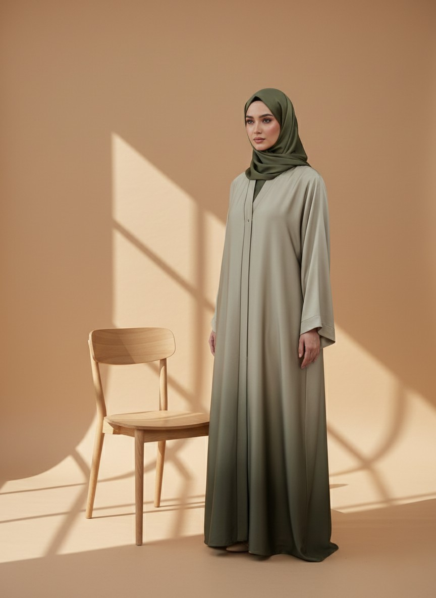 Solene | Dual-tone Abaya