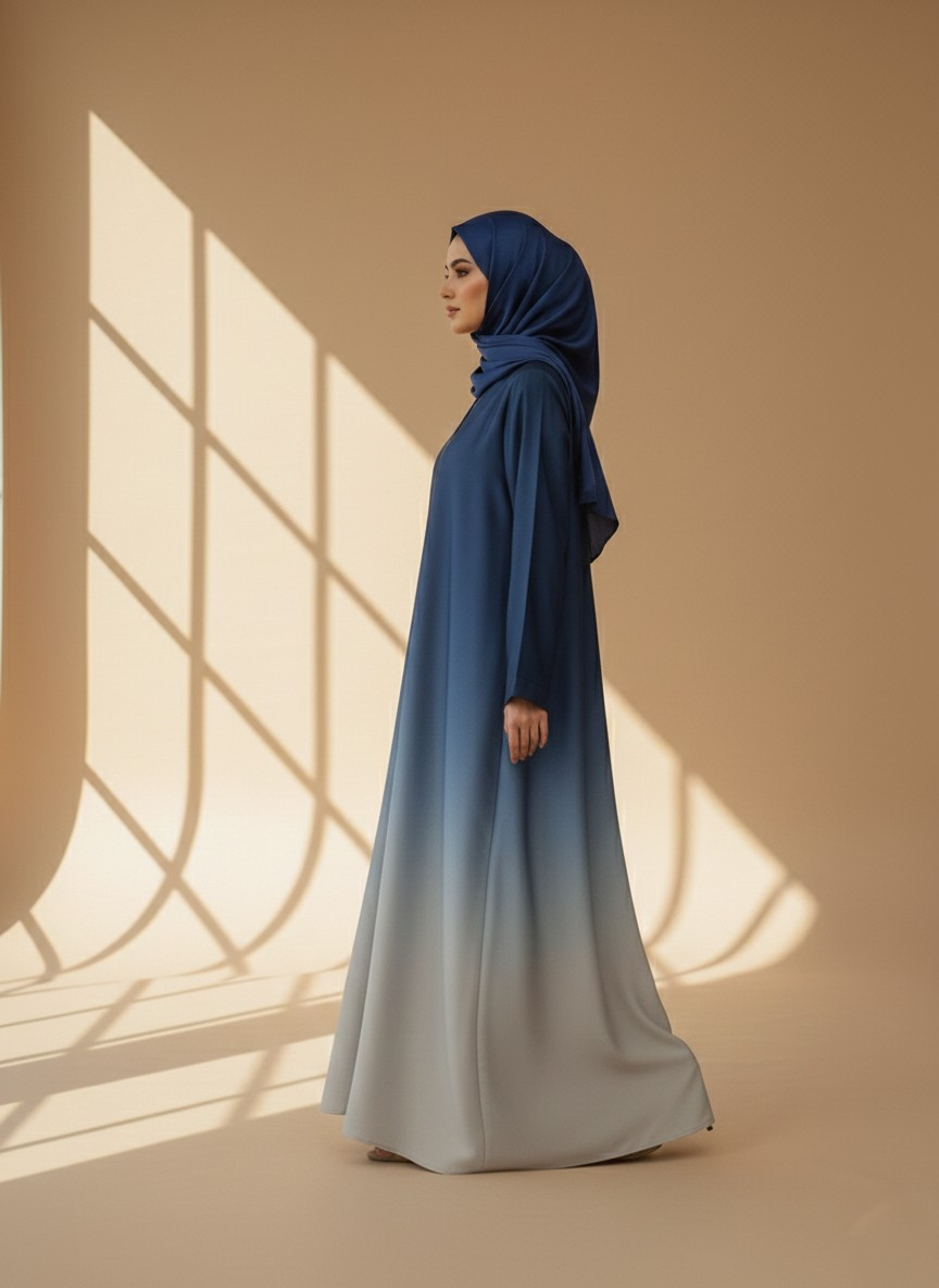 Zerul | Dual Tone Abaya