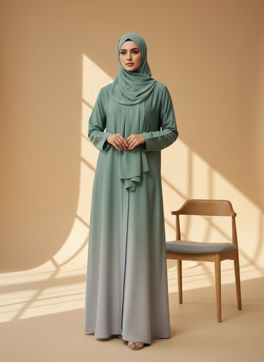 Arvelle | Dual Tone Abaya