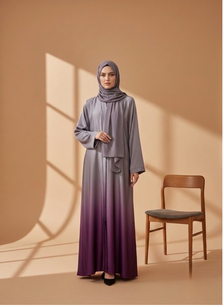 Elira | Dual-tone Abaya