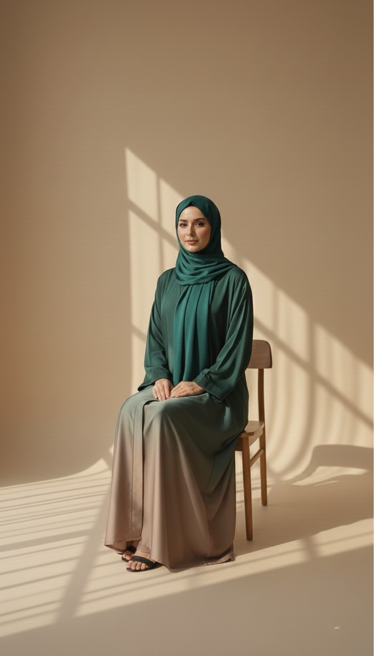 Serelle | Dual Tone Abaya