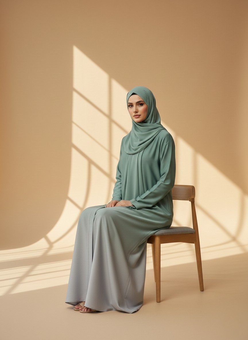 Arvelle | Dual Tone Abaya