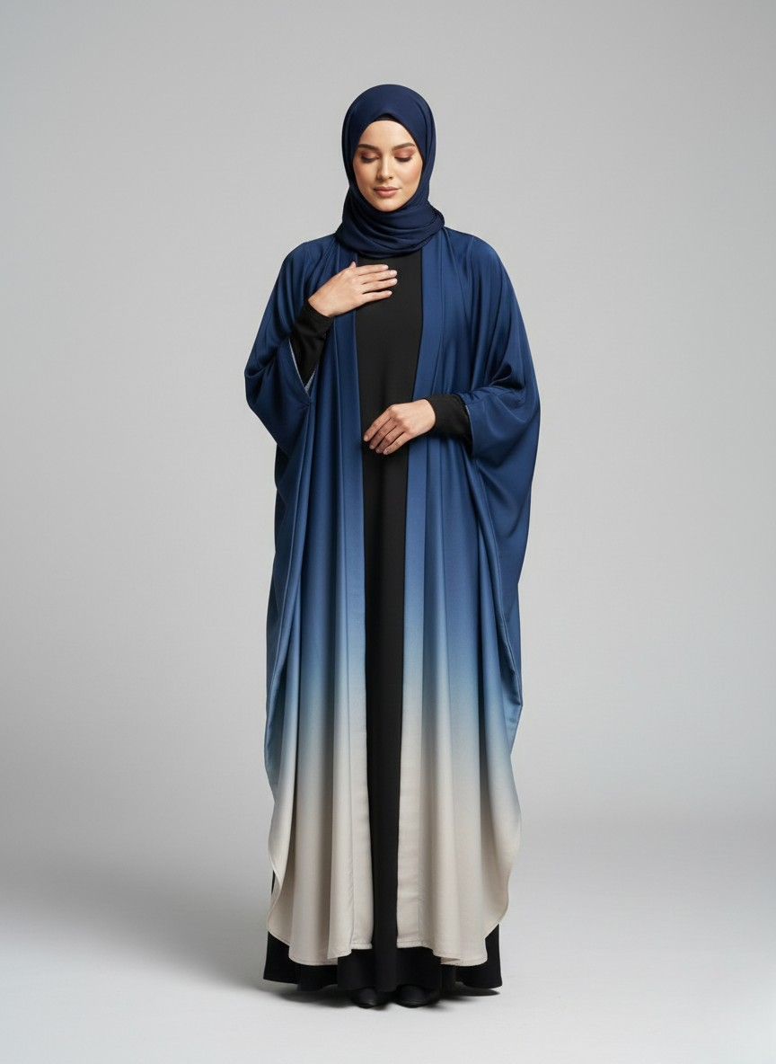 Zerul | Double Kaftaan Abaya