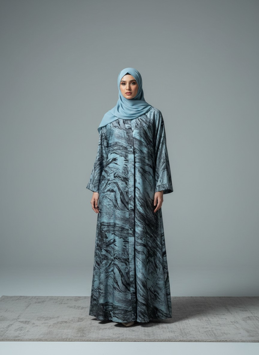 Cyan | Oreo Print