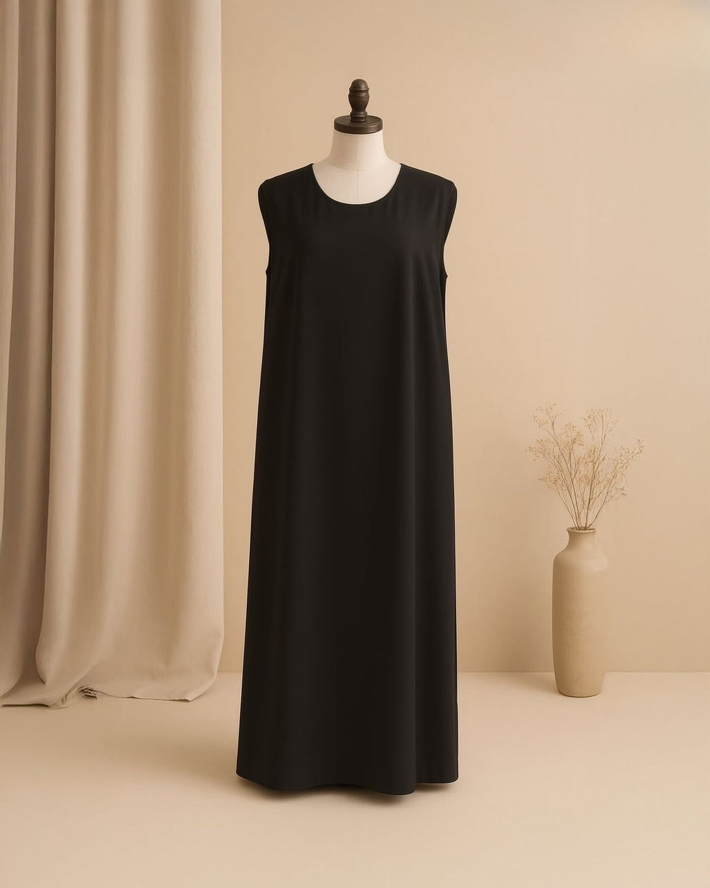 Black Sleeveless | Inner Abaya