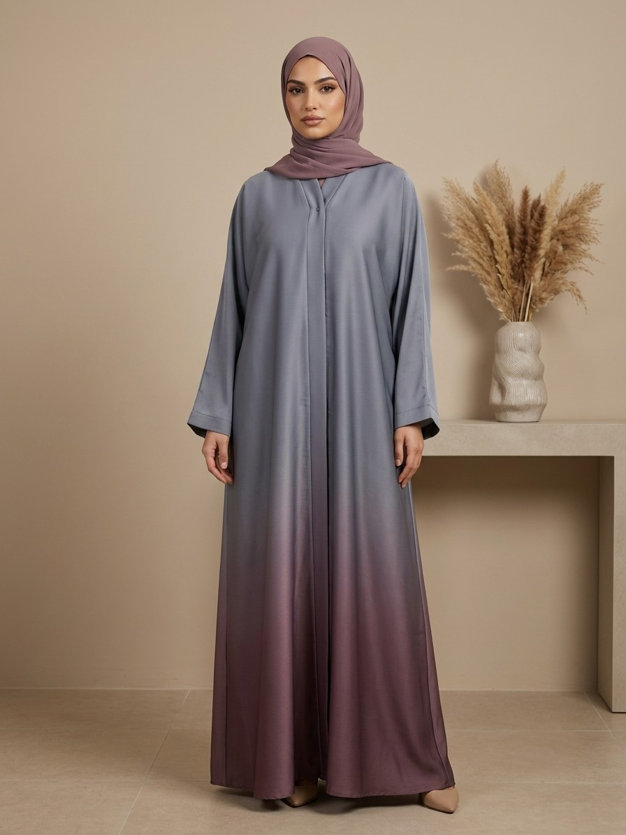 Veenaz | Dual-tone Abaya