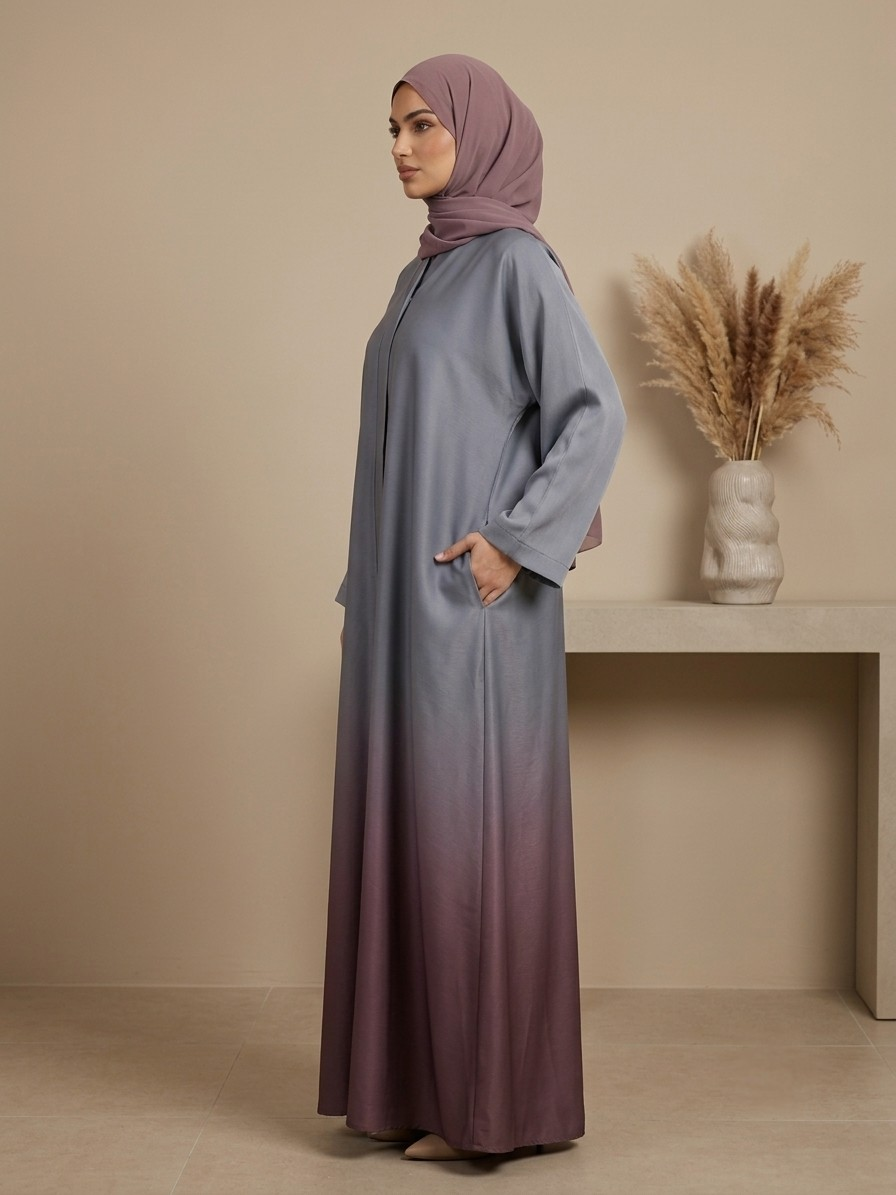 Veenaz | Dual-tone Abaya
