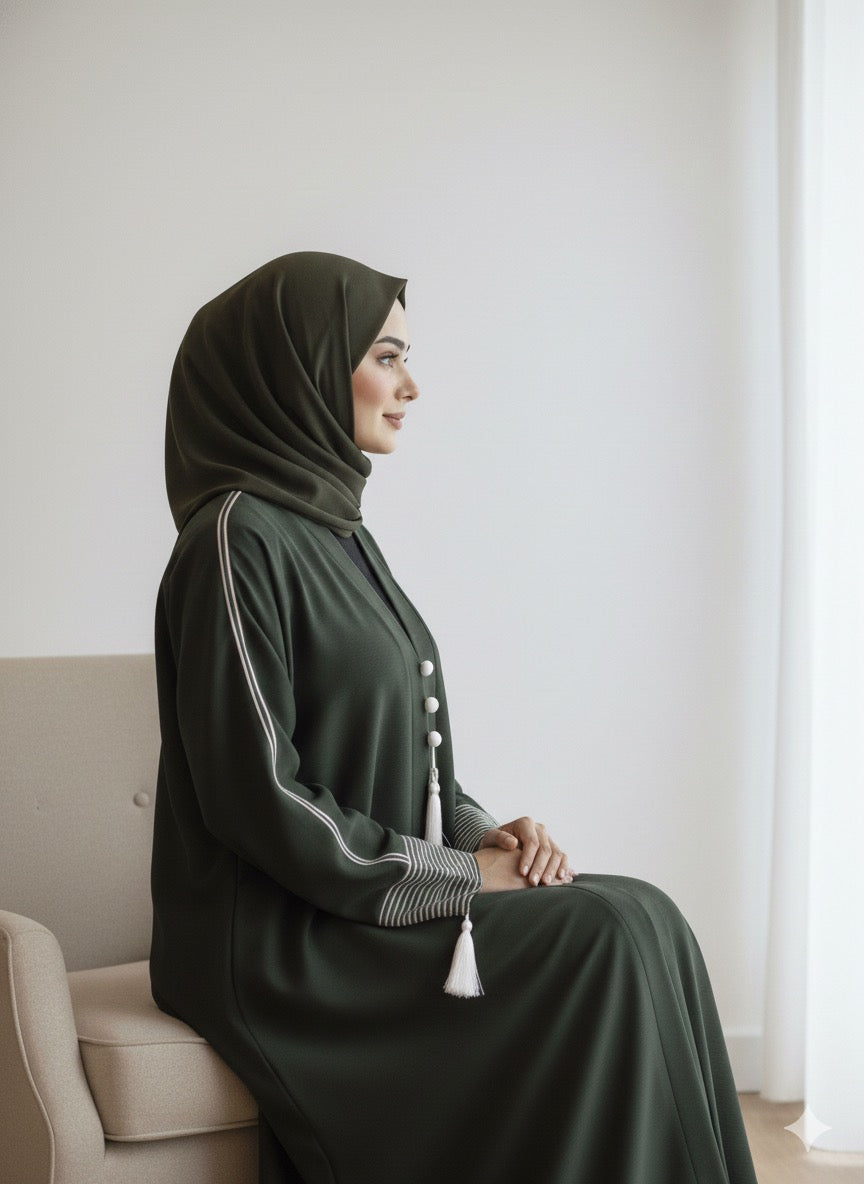 Mosswood | Pinstripe Abaya
