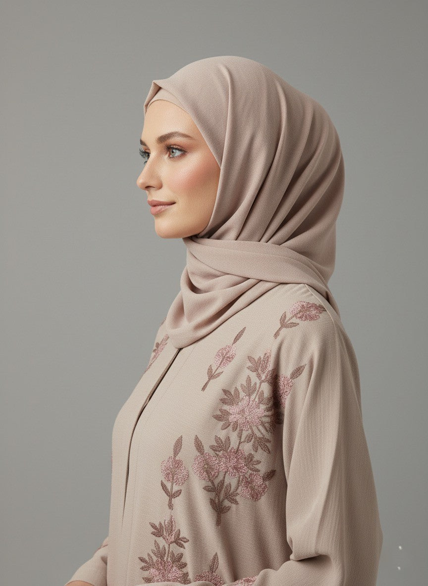 Candy Floss - Embroidered Abaya