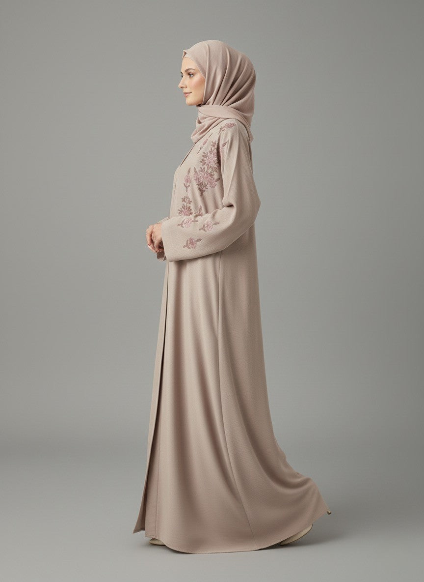 Candy Floss - Embroidered Abaya