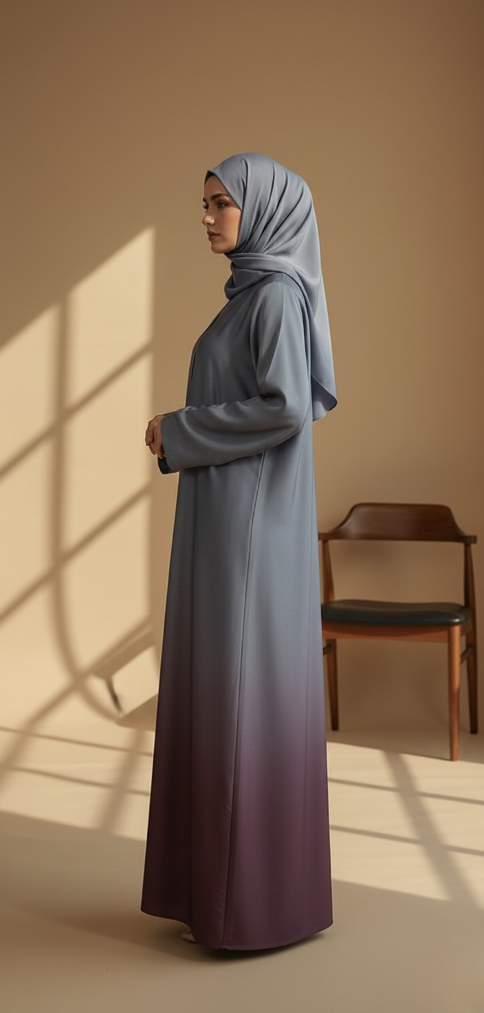 Veenaz | Dual-tone Abaya