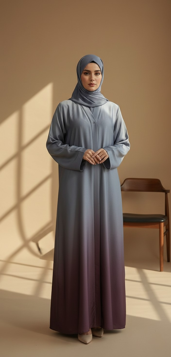Veenaz | Dual-tone Abaya