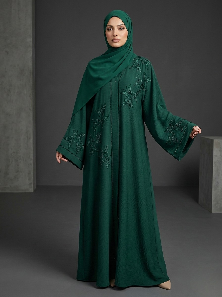 Emerald Farasha - Luxe Abaya