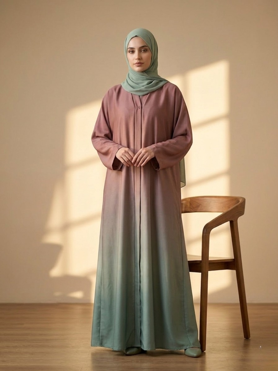 Rozelle | Dual-tone Abaya