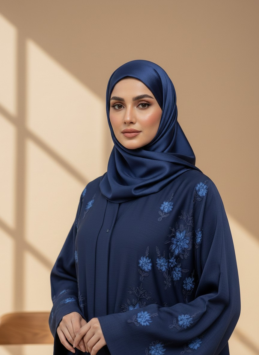Azure | Embroidered abaya