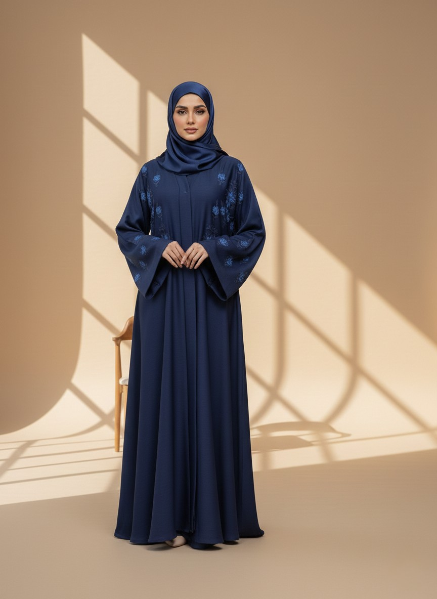 Azure | Embroidered abaya