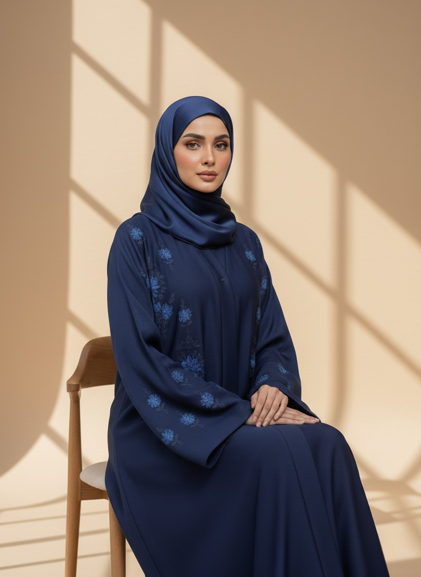 Azure | Embroidered abaya